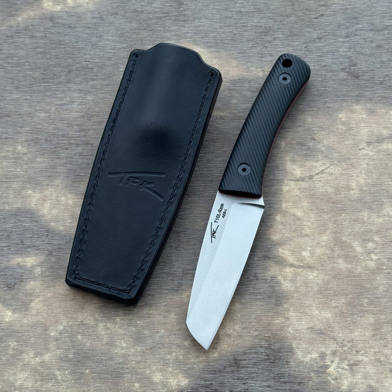 Nůž Tfk Knives T10L-Ram Aeb-l Black G10 nůž Edc outdoorový