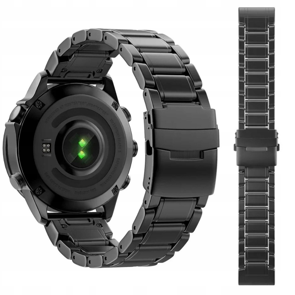Tytanowa Bransoleta Do Garmin Fenix 8 47MM/ 7 6 Epix 2, Instinct 2 22MM
