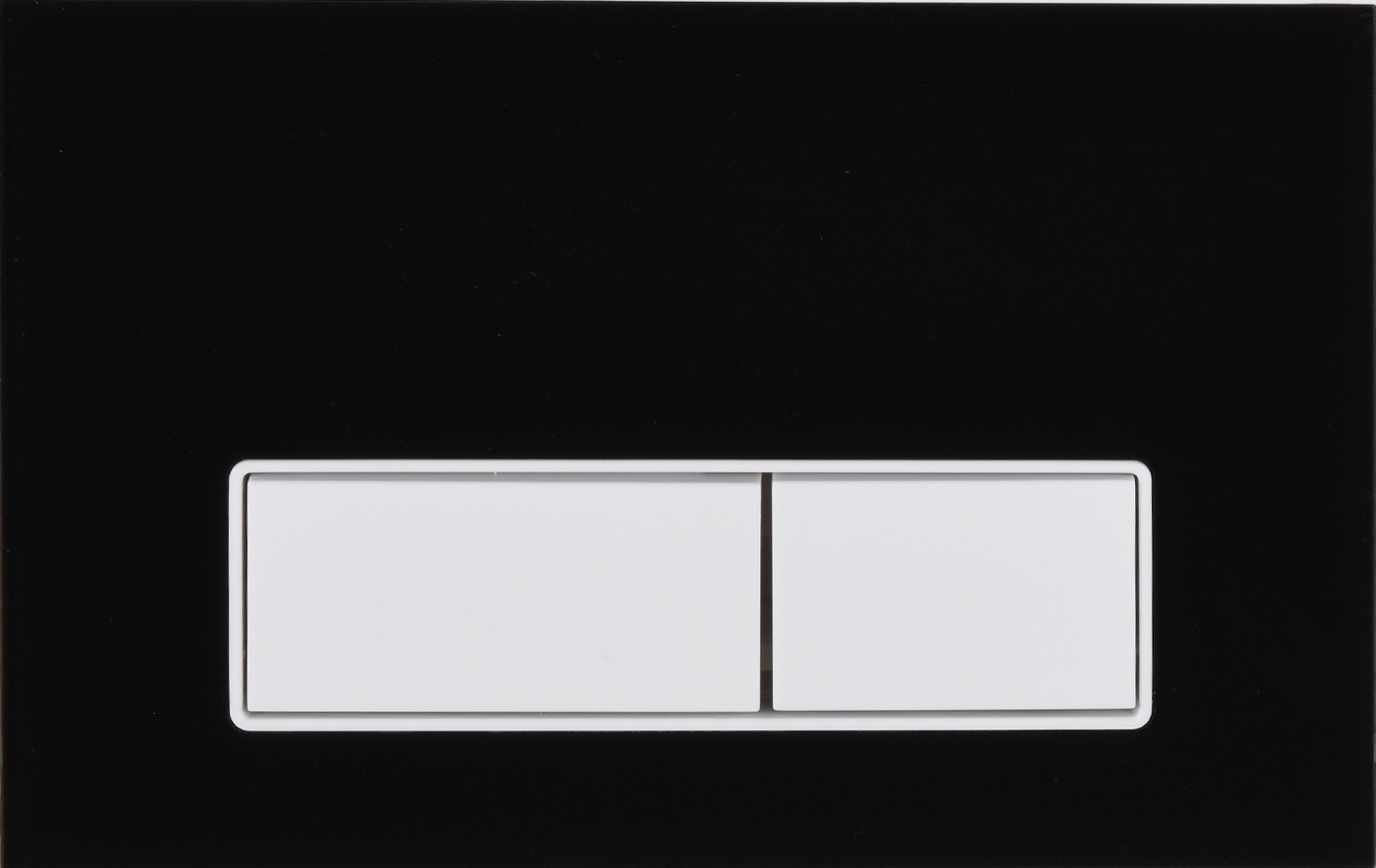 Tlačidlo Frida sklo čierne sa hodí k Wc roštu Geberit Duofix Delta UP100