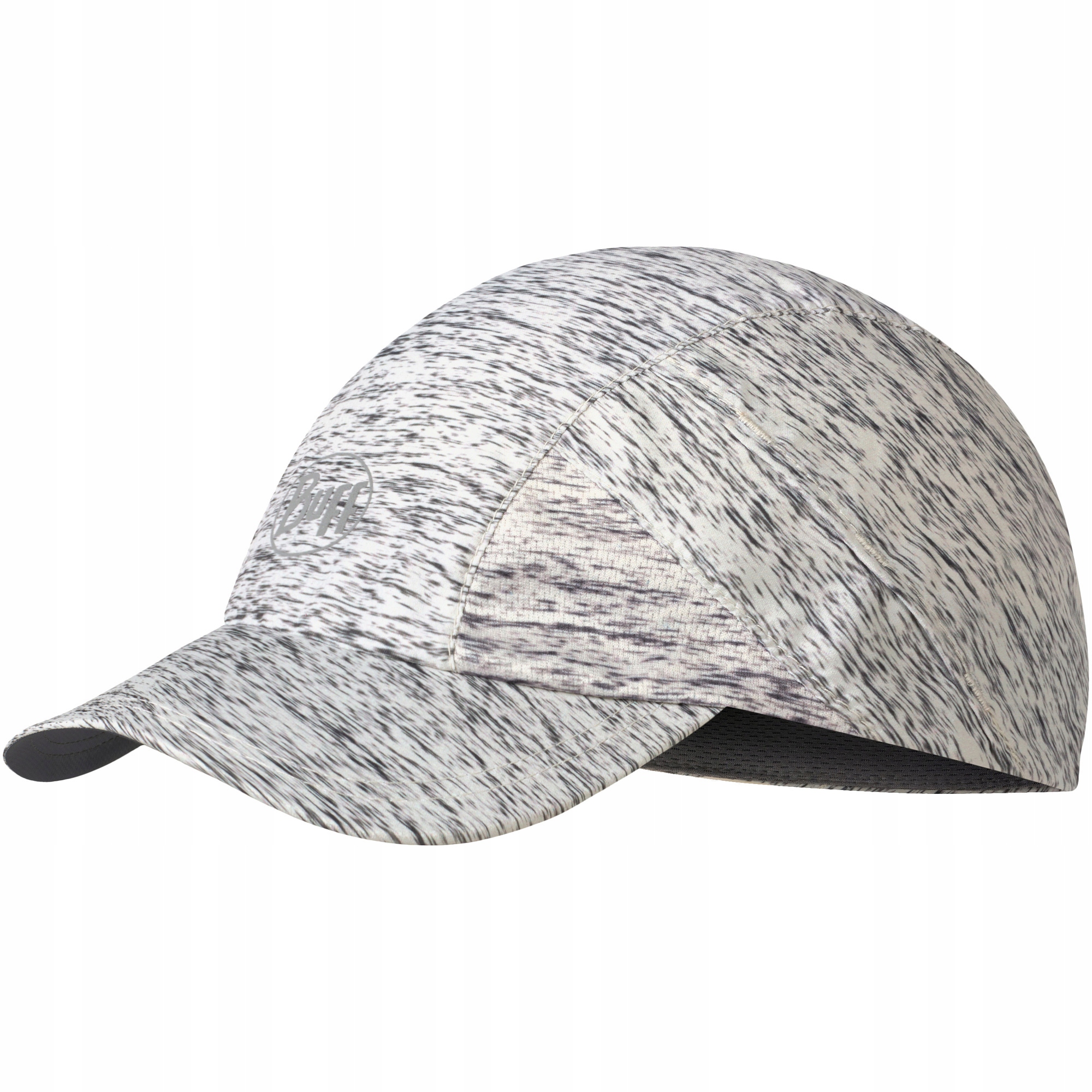 Czapka z daszkiem Buff Pro Run Cap Silver Grey Htr S/m