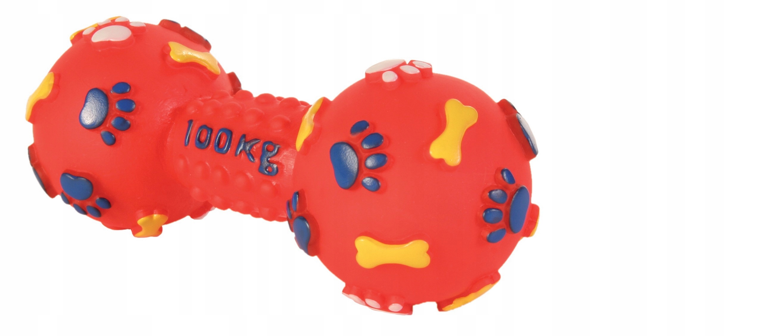 

Zabawka dla psa Hantel Winylowy piszczący 15cm