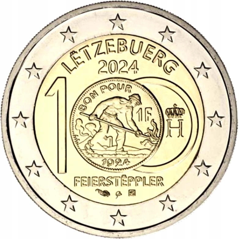 2 euro Luksemburg Feiersteppler 2024