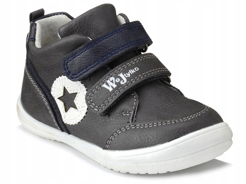 

Buty trzewiki dziecięce Wojtyłko 22003 na rzepy 24