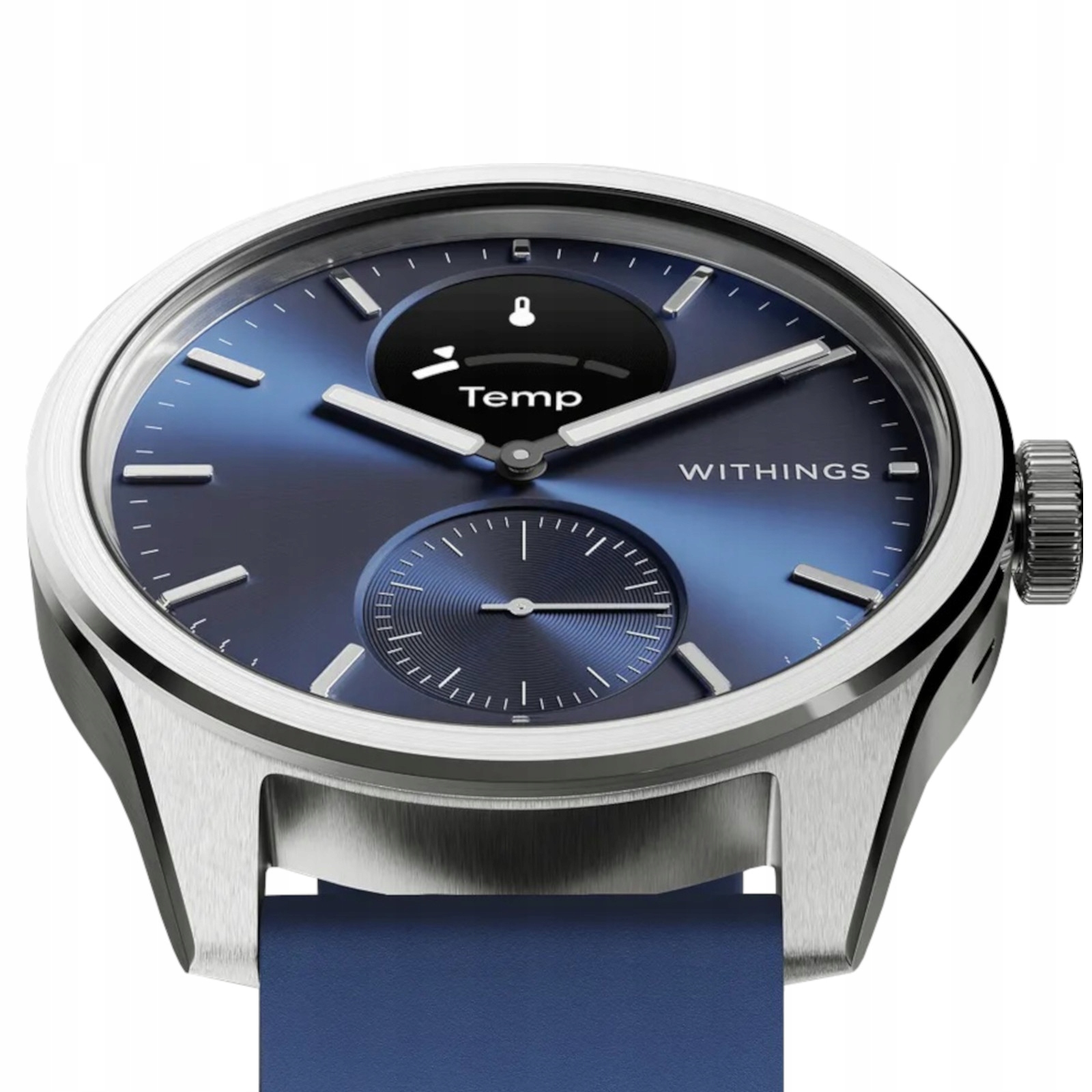 Withings Scanwatch 2 chytré hodinky měřením tepové frekvence, Ekg a teploty, 42 mm ocel Bt