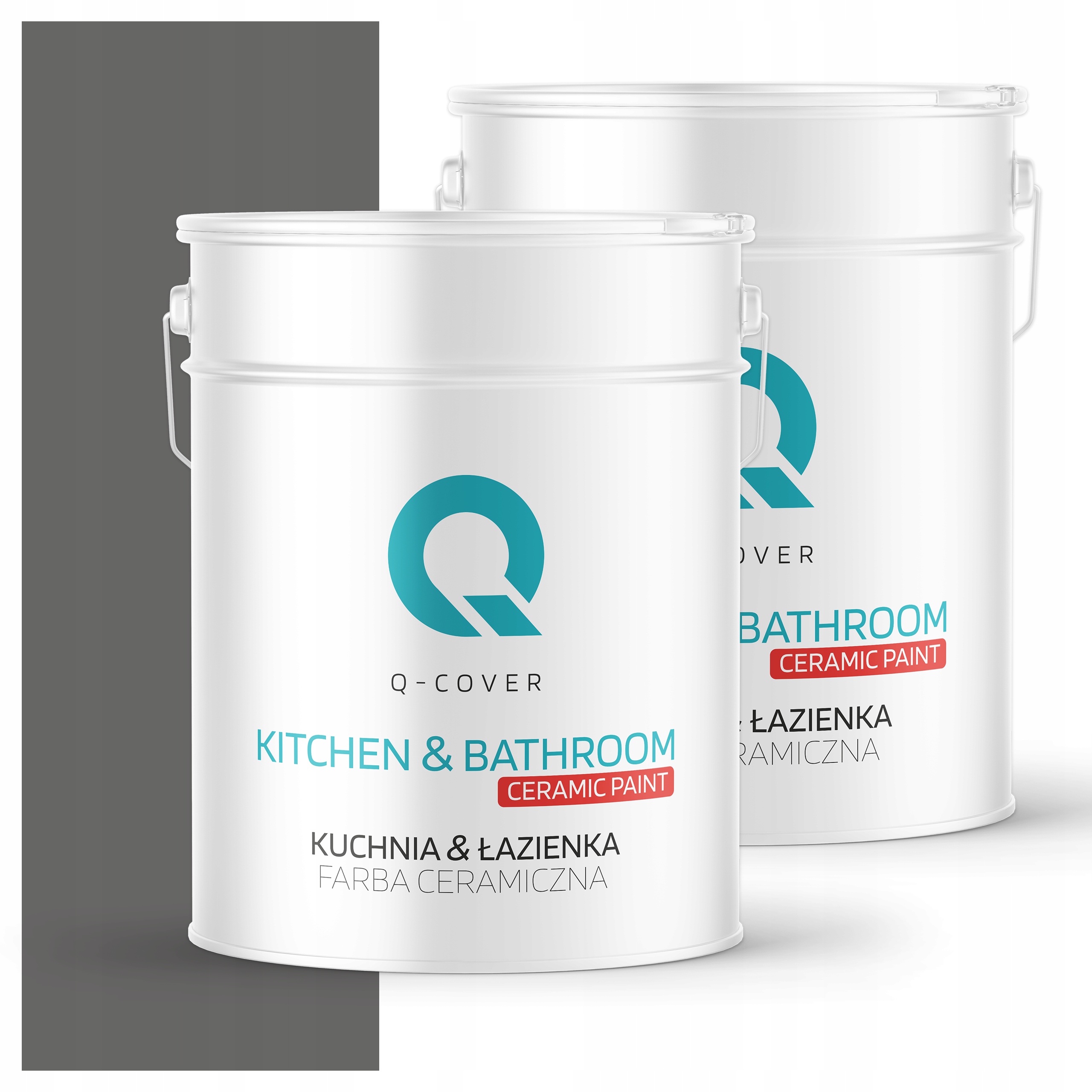 Farba do kuchyne a kúpeľne Umývateľná 10 l Hlboká grafitová matná H1213