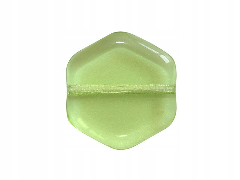 Hexagon Peridot 16x15 mm 4 sztuki