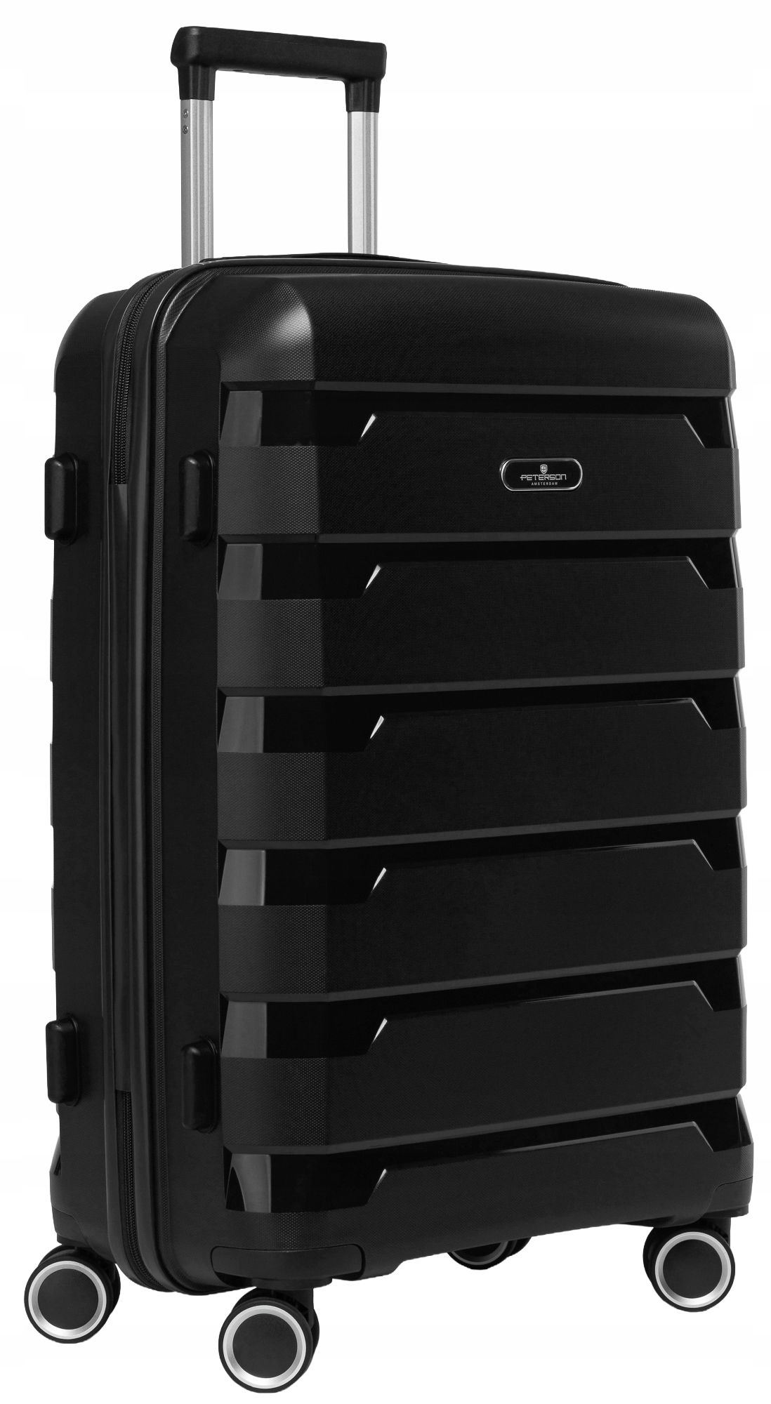 Walizka Peterson polipropylen Ptn HPP-01-W-S-1761 kabinowa czarna