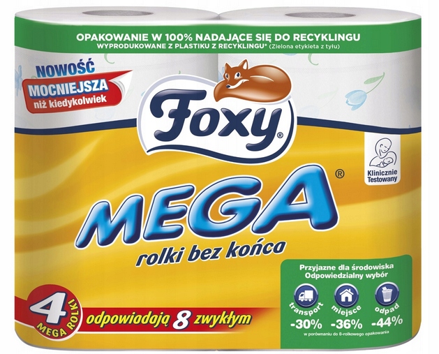 

Foxy Papier Toaletowy 4 Rolki Jak 8