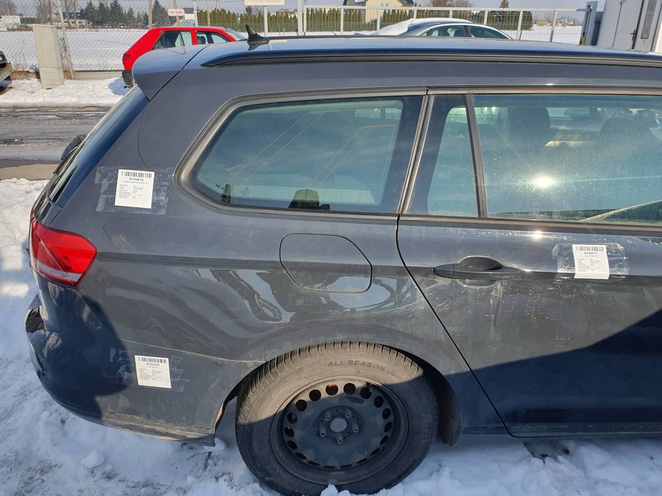 LONGHERONE parafango Destra posteriore LI7F VOLKSWAGEN PASSAT B8 KOMBI