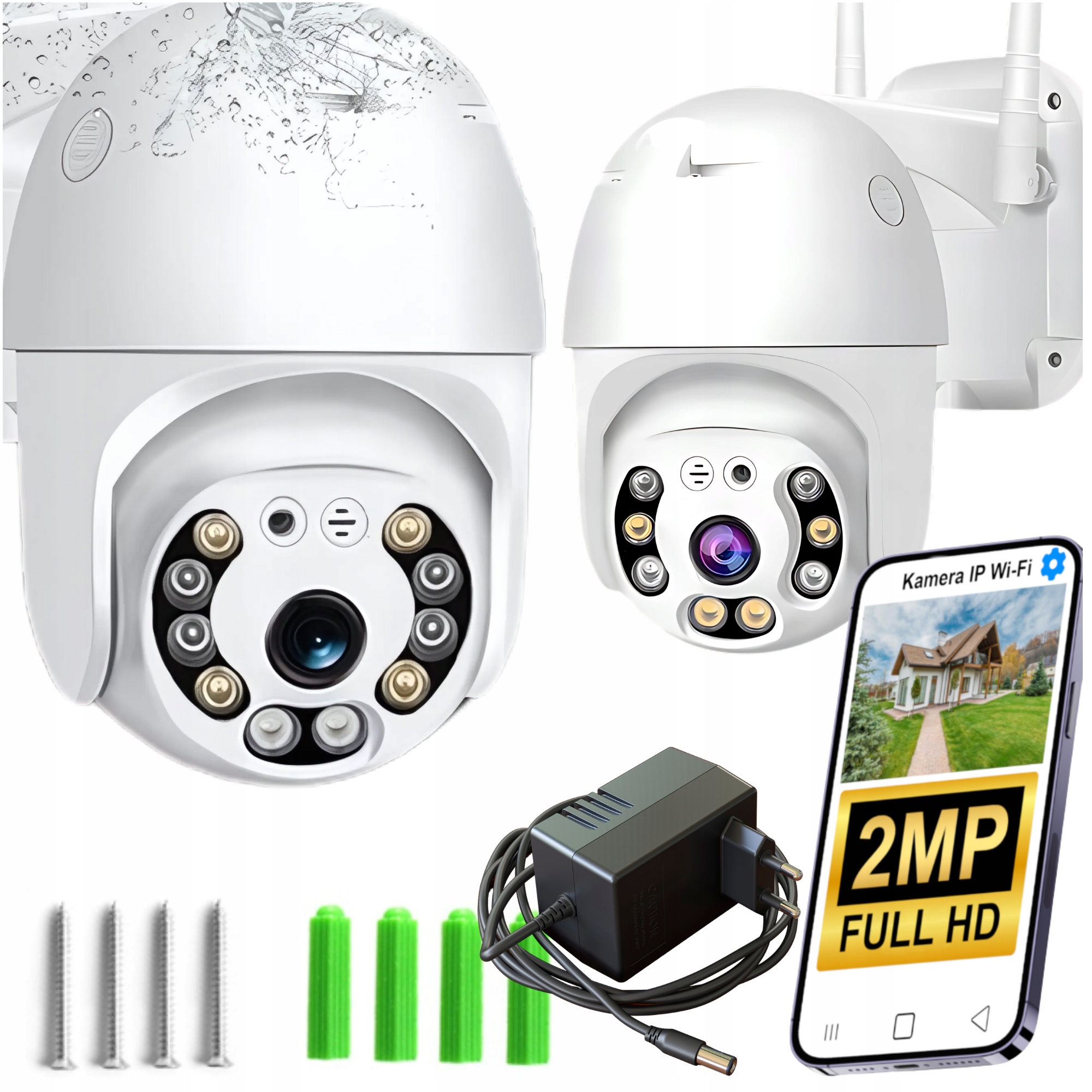 Kamera Wifi Ip Smart Obrotowa Full Hd 2MP Monitoring 1080p Zoom 4x Detekcja