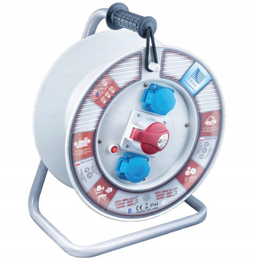 Rozbočovač na bubne 2x250V 16A/5 termik 1110-340RT