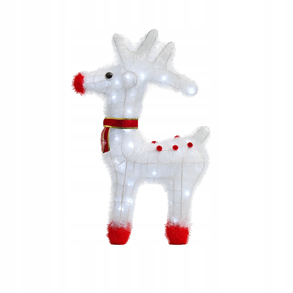 Sob 3D Svítí Na Elektřinu Kovový Velký Pevný Led Vánoční Dekorace