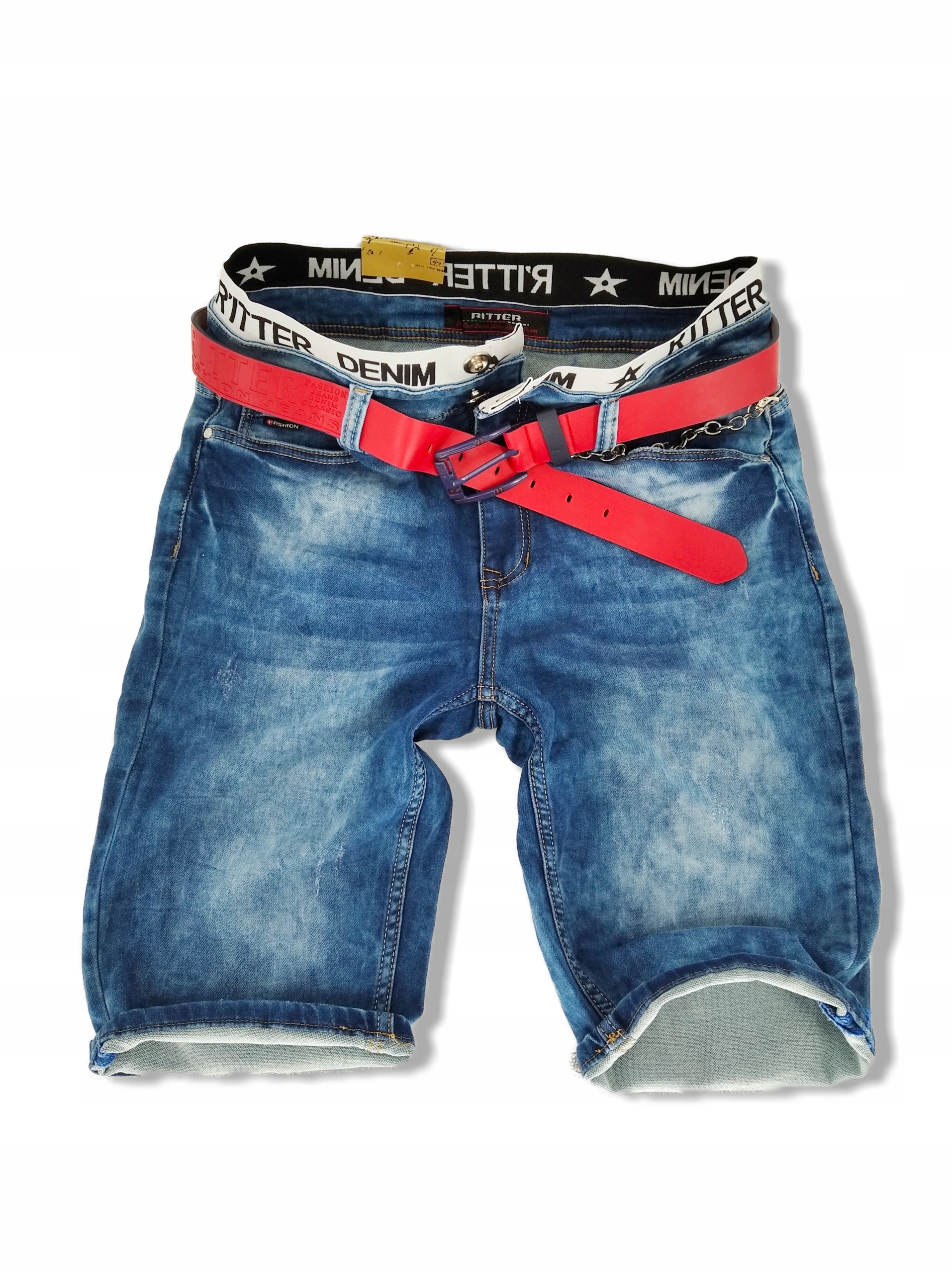 

Spodenki Męskie Letnie Jeans W36 Jeansowe Jasne
