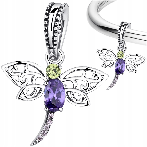 

Charms Ważka srebro 925 koralik S925 zawieszka