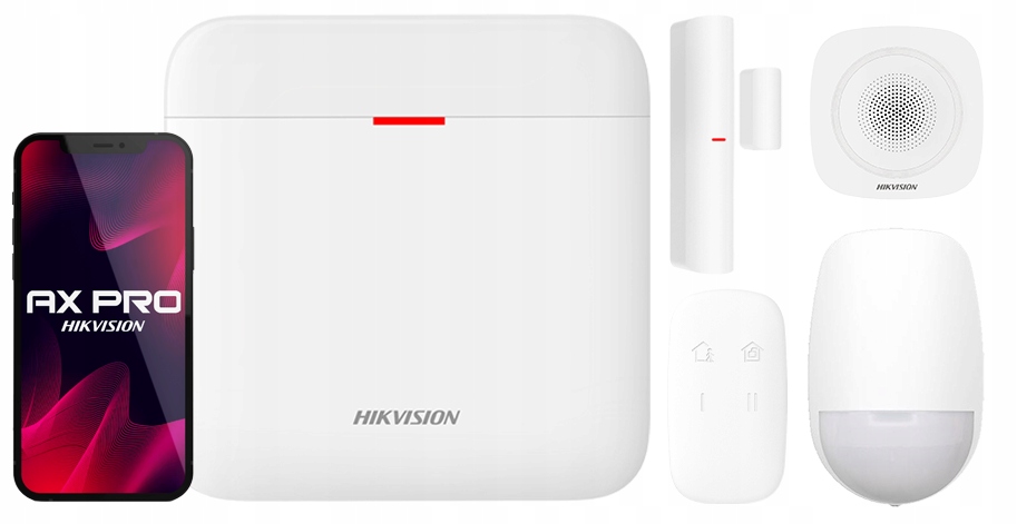 Alarmový set Hikvision Ax Pro WiFi 3G Pir Siréna Vnútorná aplikácia