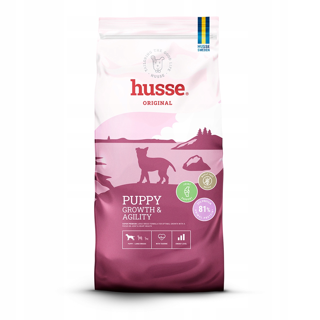 Husse Puppy Growth & Agility (d. Valp Maxi), 12kg, dla szczeniąt ras dużych