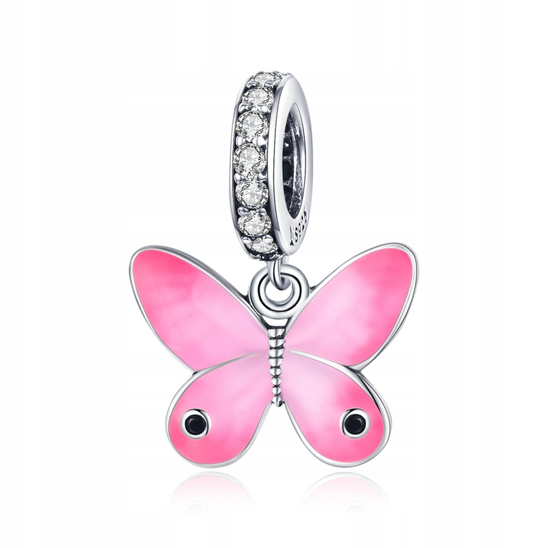 

Charms Różowy Motyl do Pandora S925