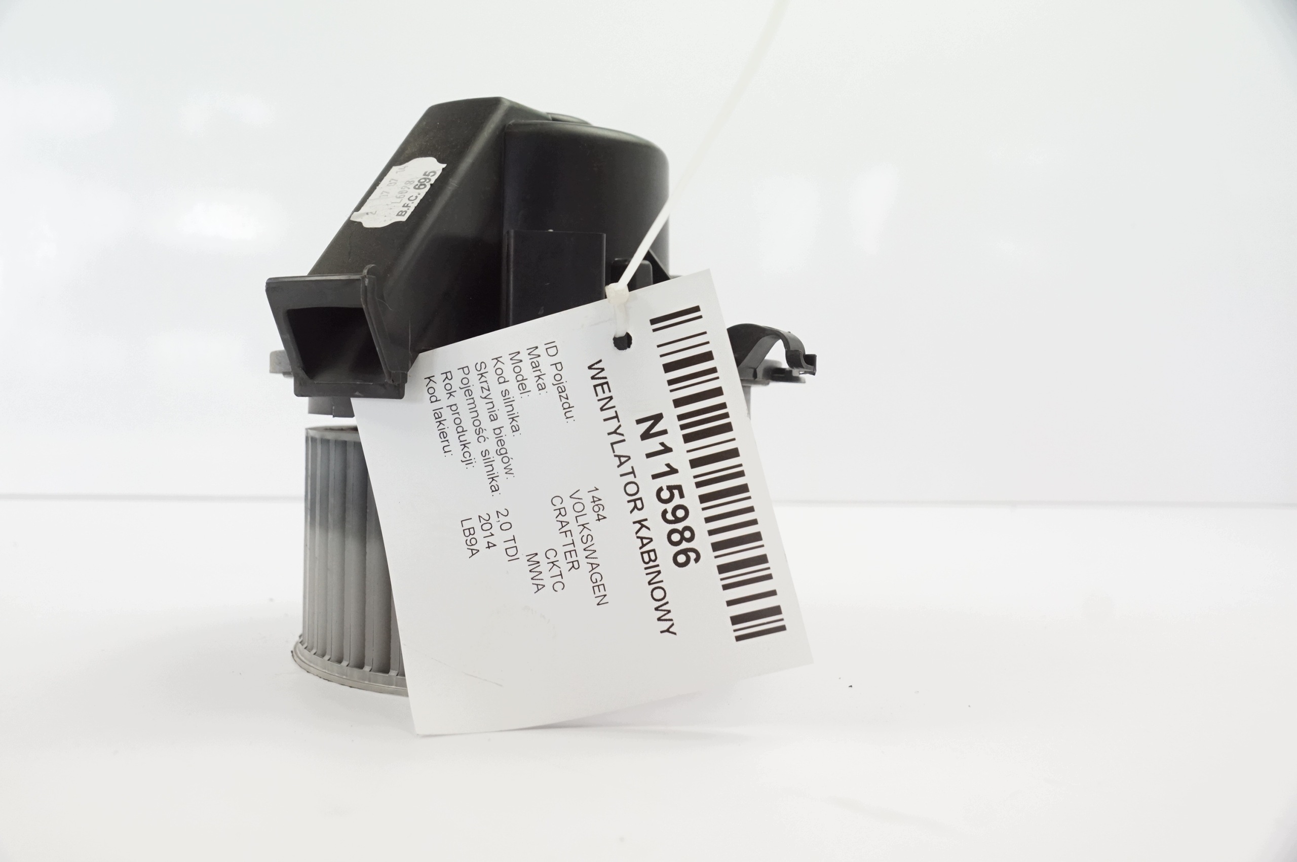 fan cab BEHR VOLKSWAGEN CRAFTER