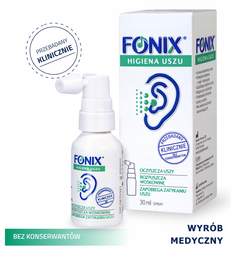 

Spray do uszu Fonix Higiena uszu 30 ml