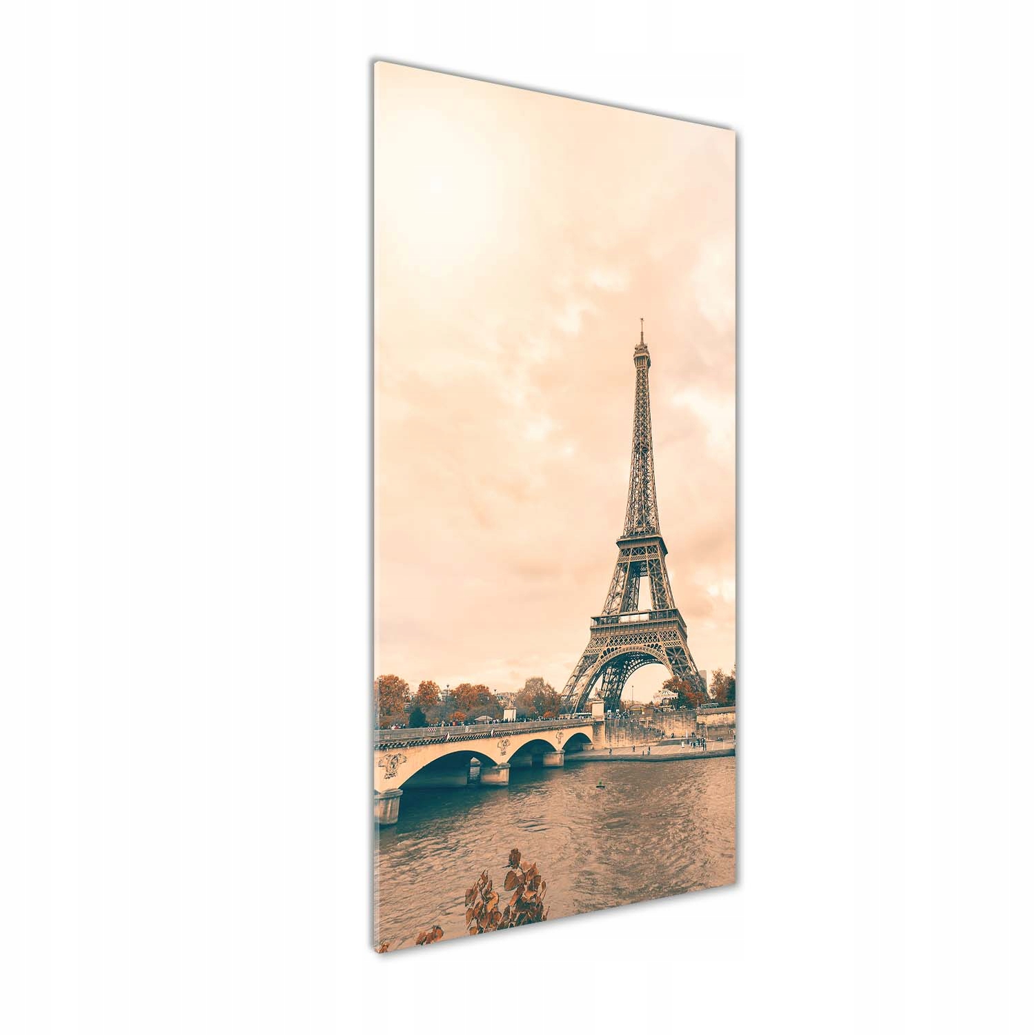 Fotoobraz na skle Eiffelova věž Paříž 50x125 cm