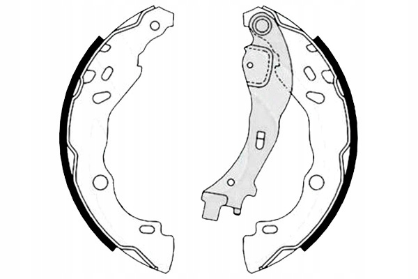 Sada Brzdové Čelisti Brembo Zadní Citroen C2, C3 I Asistenční systém řidiče #28