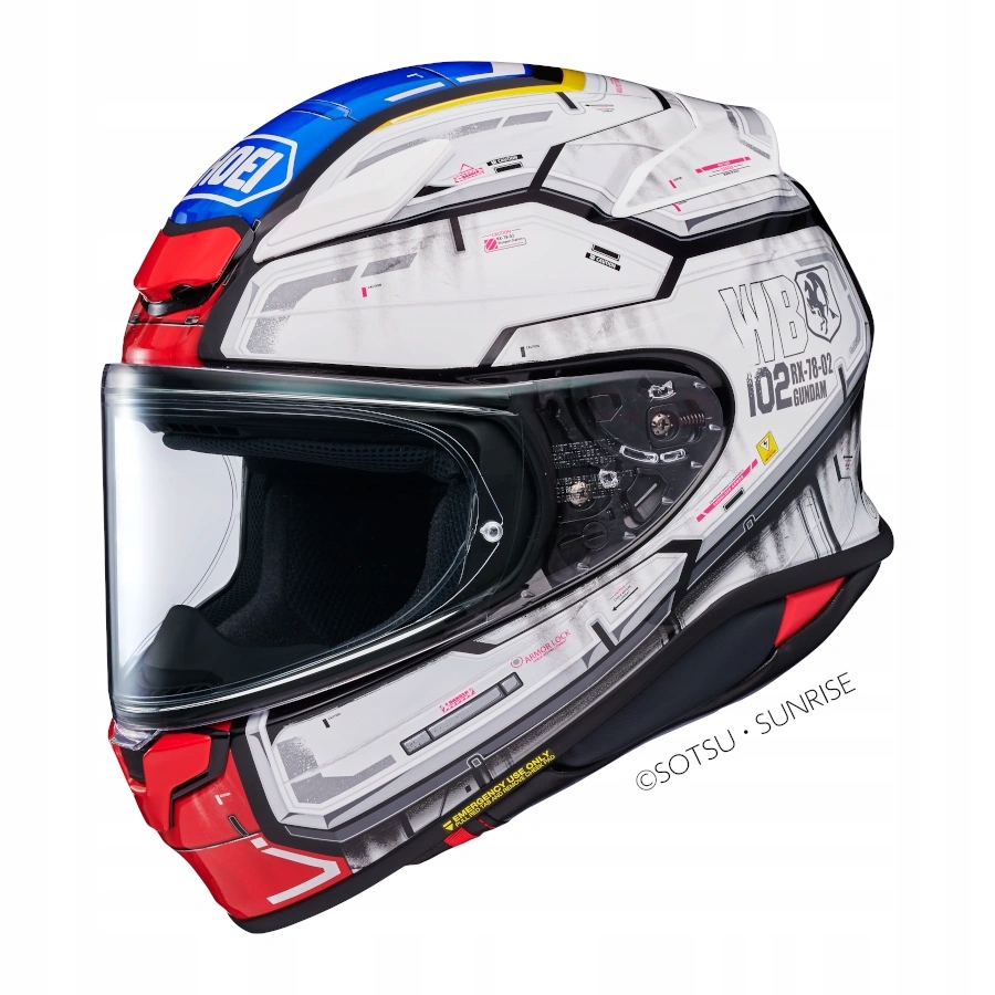 Motocyklová Prilba Shoei NXR2 Gundam TC-10 Integrálna S Pinlockom r. L