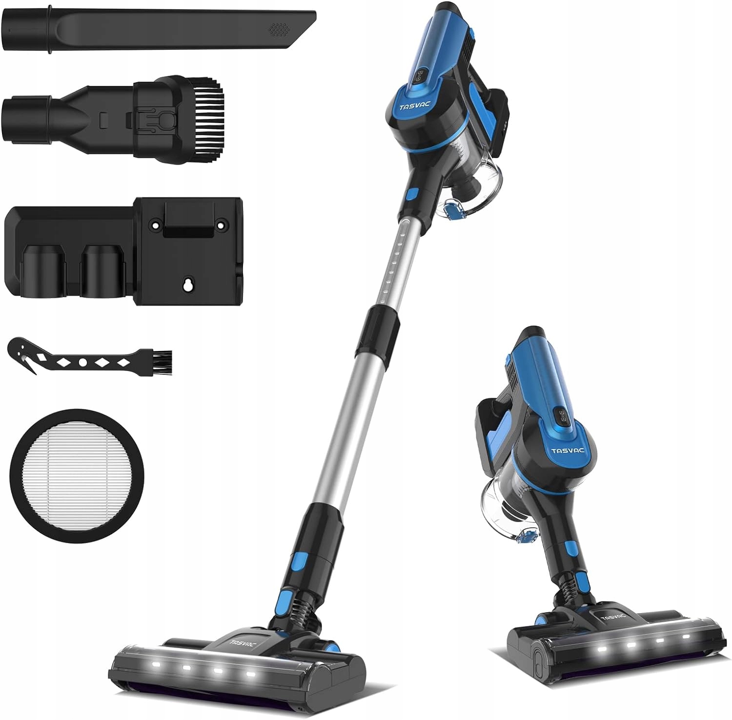 Odkurzacz bezprzewodowy Tasvac S8 niebieski 260W Model S8