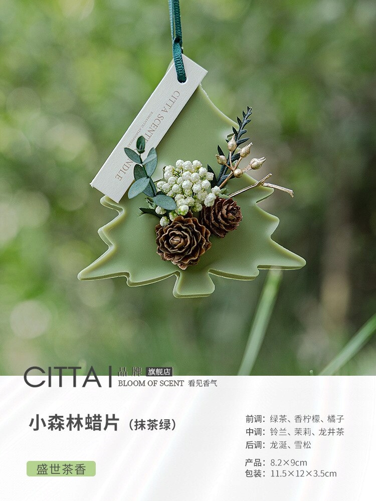 Сухе дерево автомобіль з квітами віск таблетка м