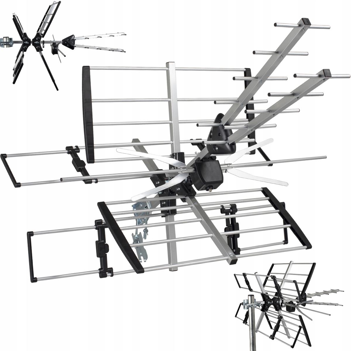 ANTENA KIERUNKOWA TV DVB-T2 COMBO 4K FULL HD VAYOX