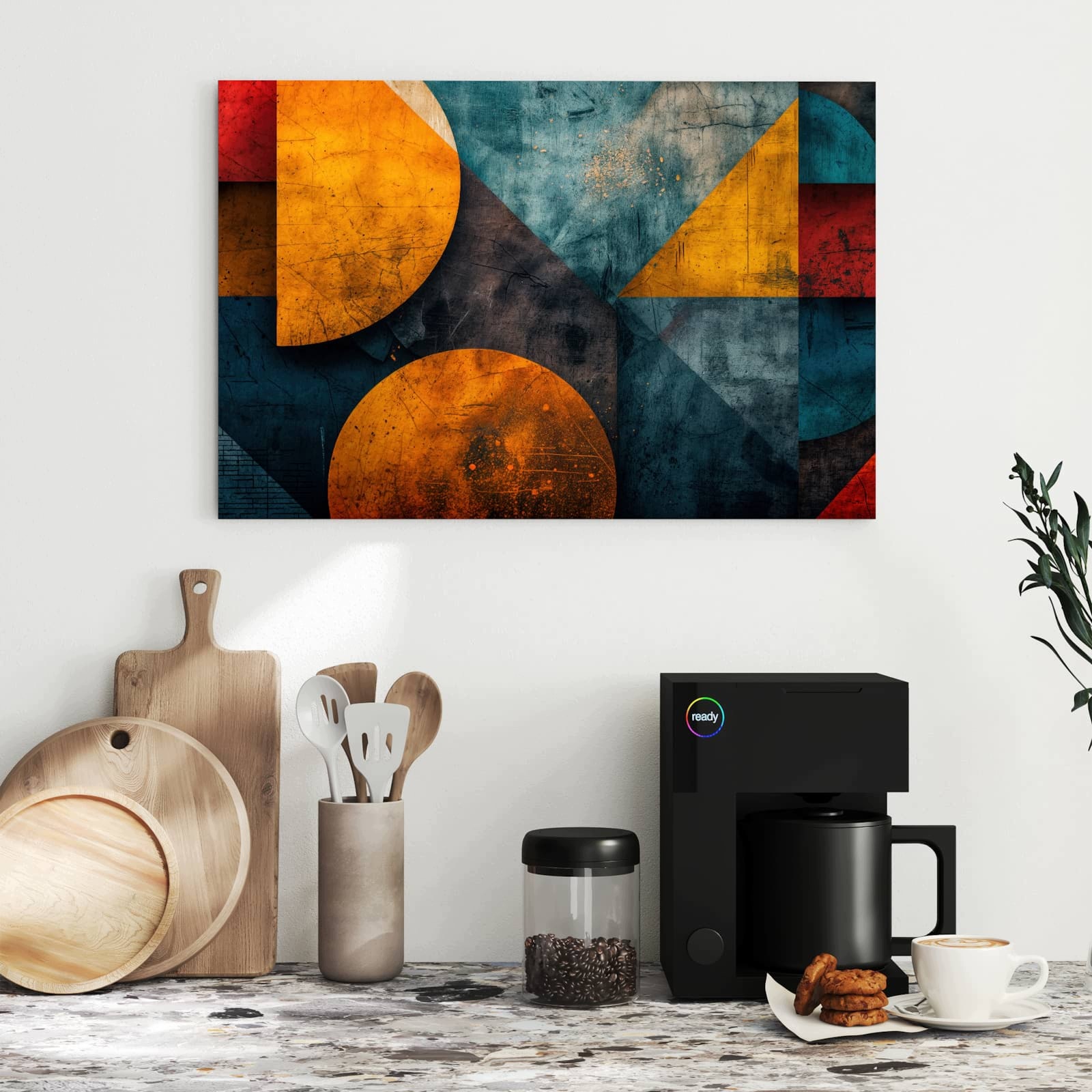Magnetická tabule Geometrické Umění 60 × 40 cm