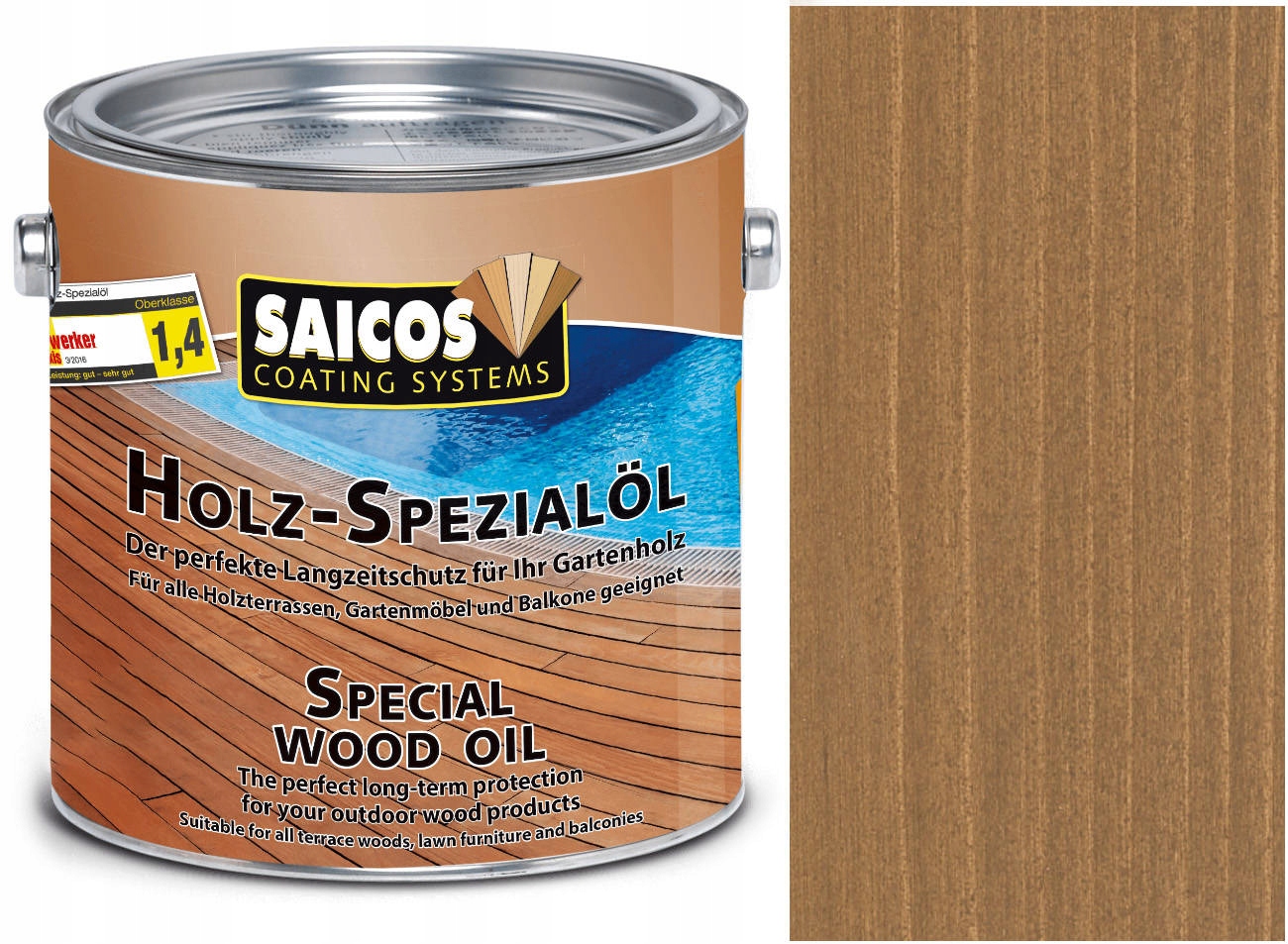 

Saicos olej do tarasu mebli drewna Teak 0118 2,5L