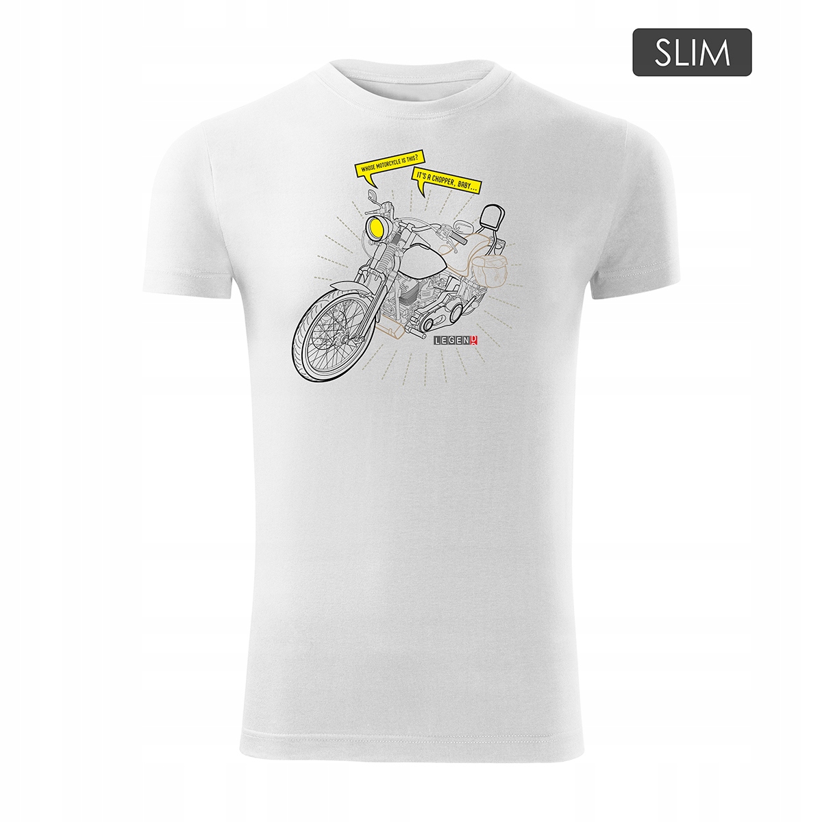 

Koszulka motocyklowa na motor Harley Chopper Slim