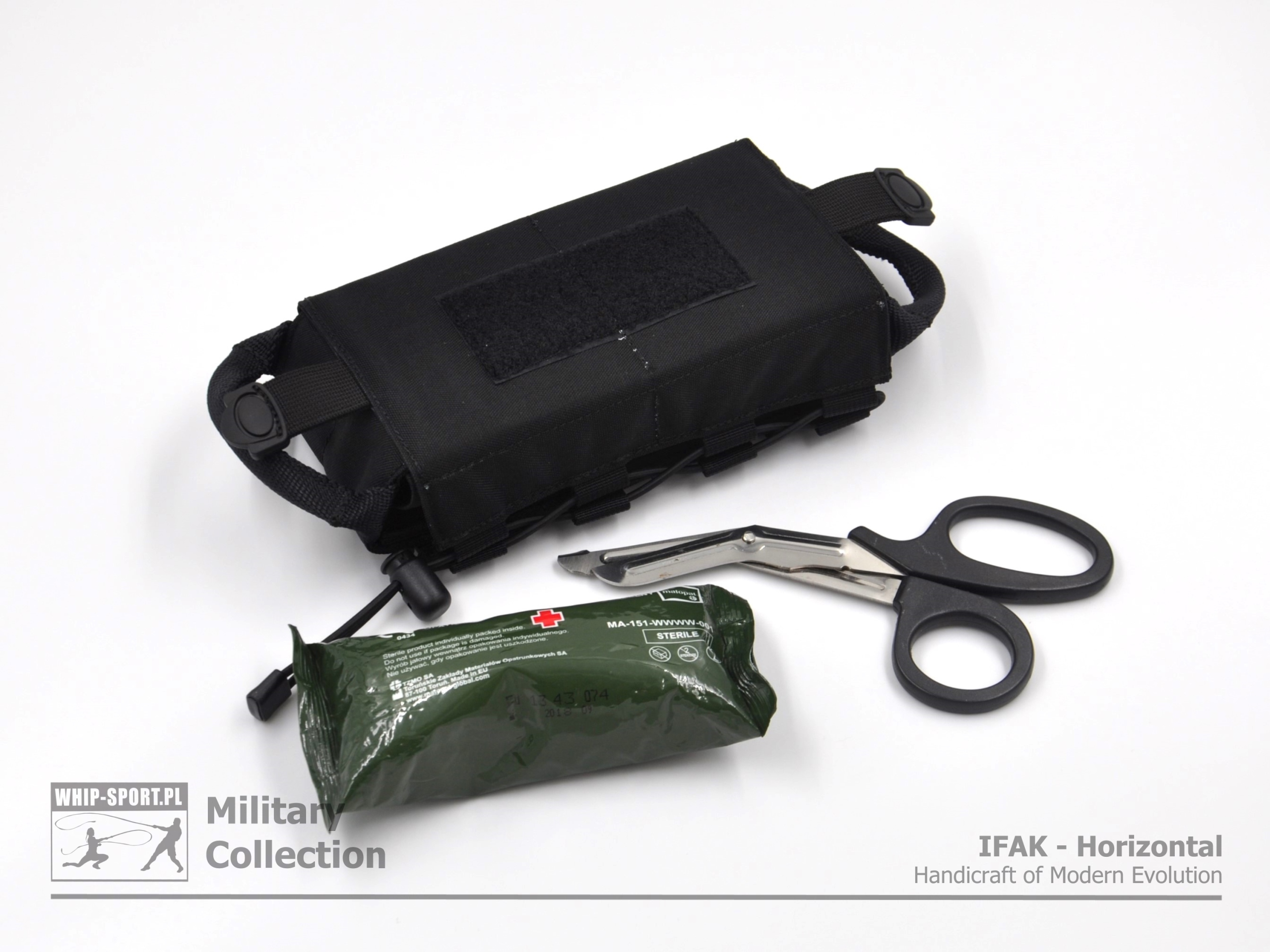 Ifak Horyzontalna apteczka taktyczna Czarny