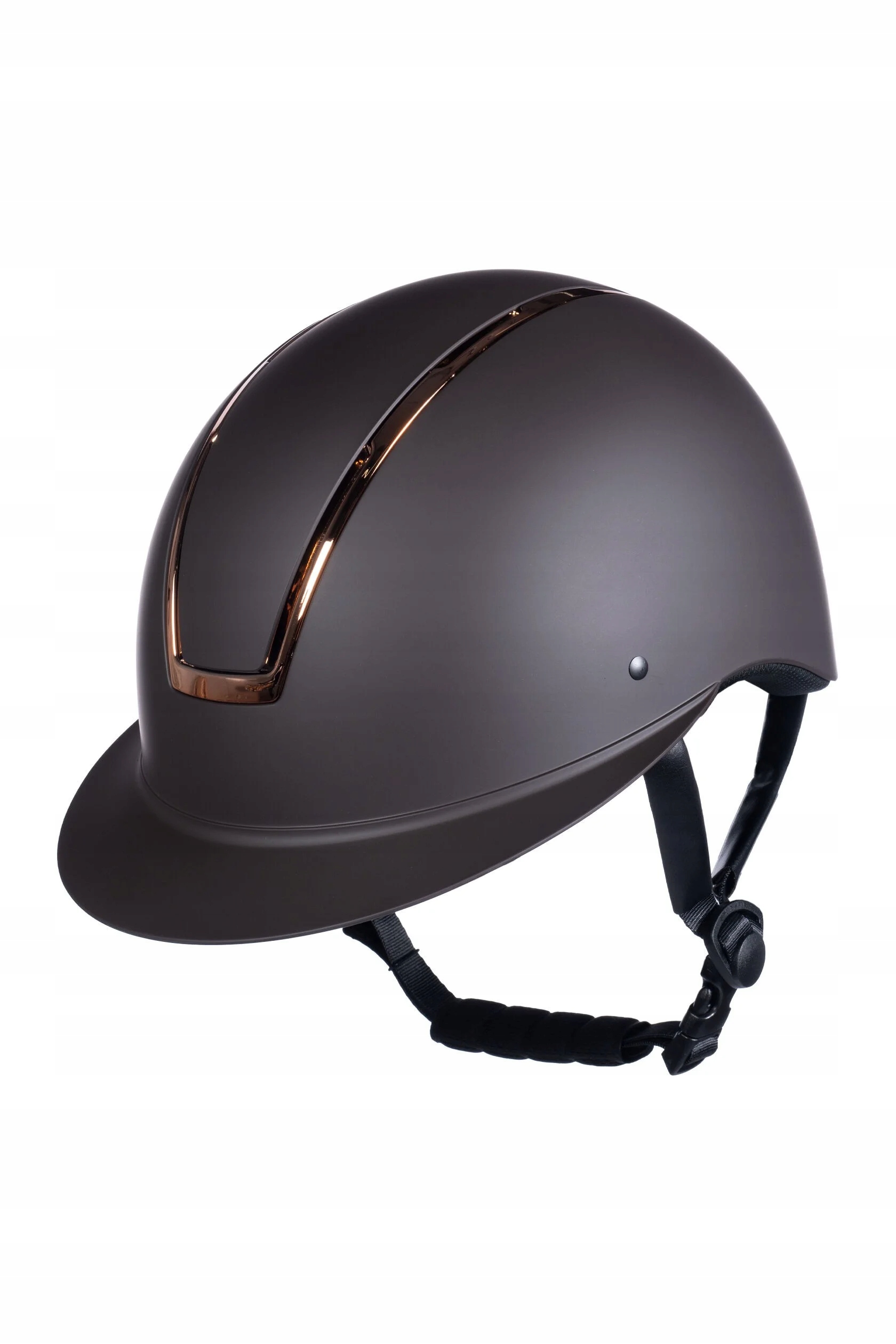 Jezdecká přilba Hkm Lady Shield hnědá/zlatá S