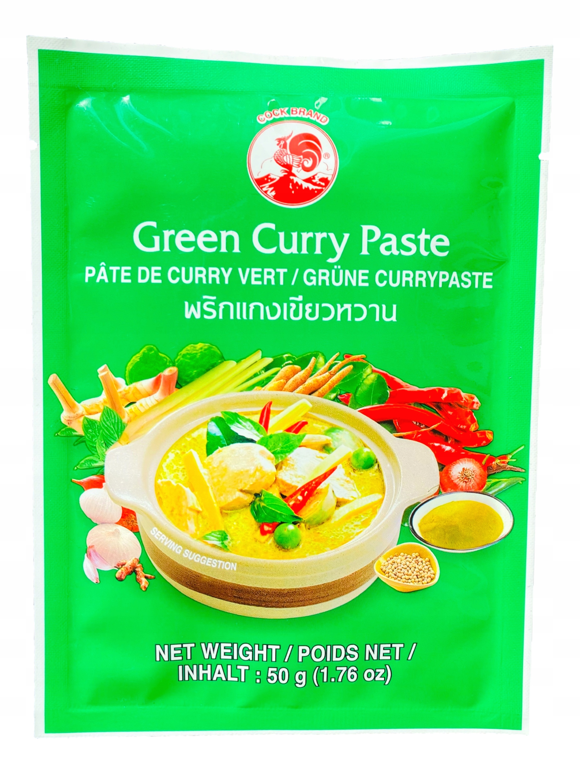 

Cock Saszetka Pasta Curry Zielona 50g Tajska Green
