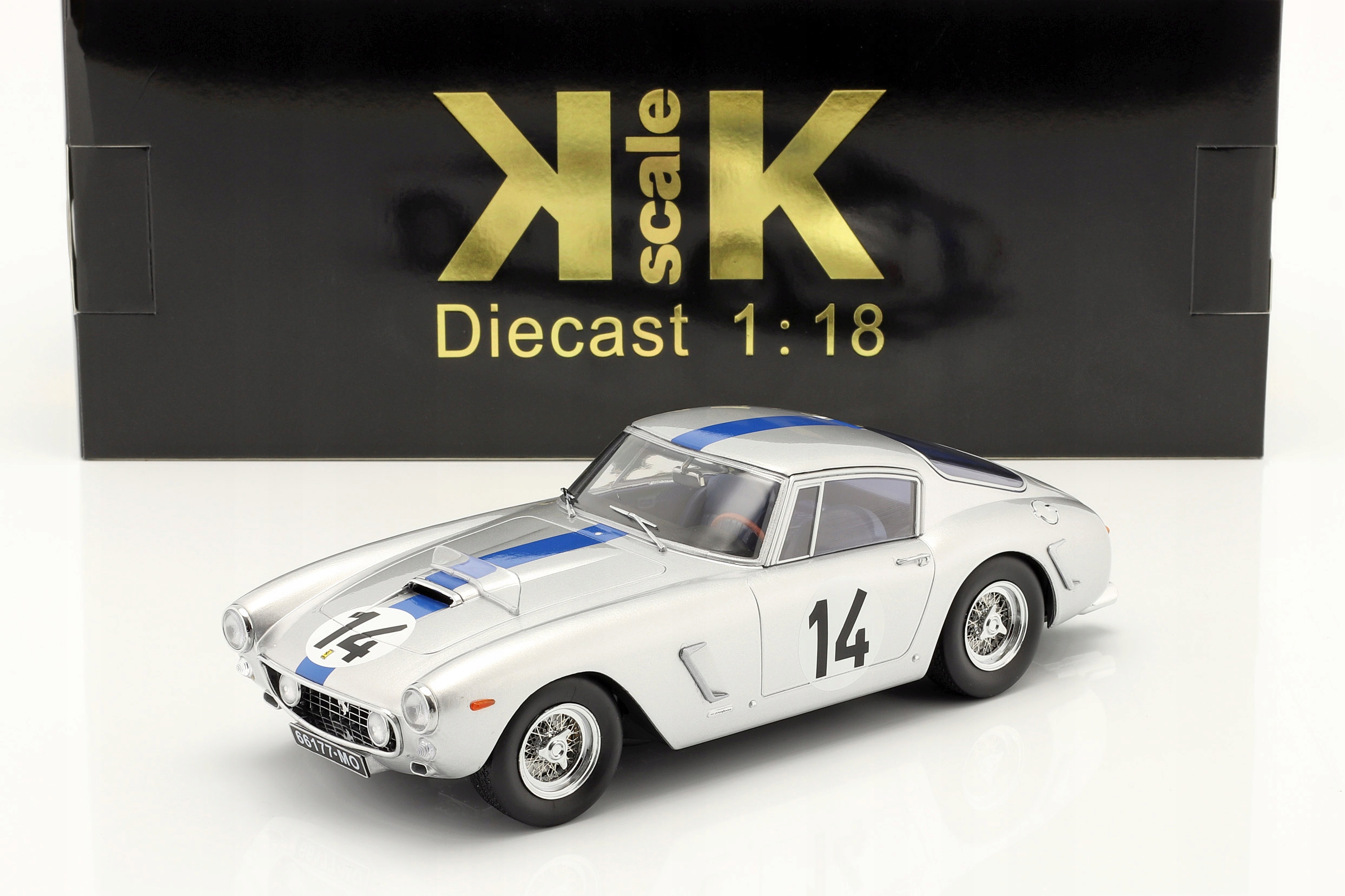 Kk Scale Ferrari 250 GT#14 Noblet LeMans 1961 1:18