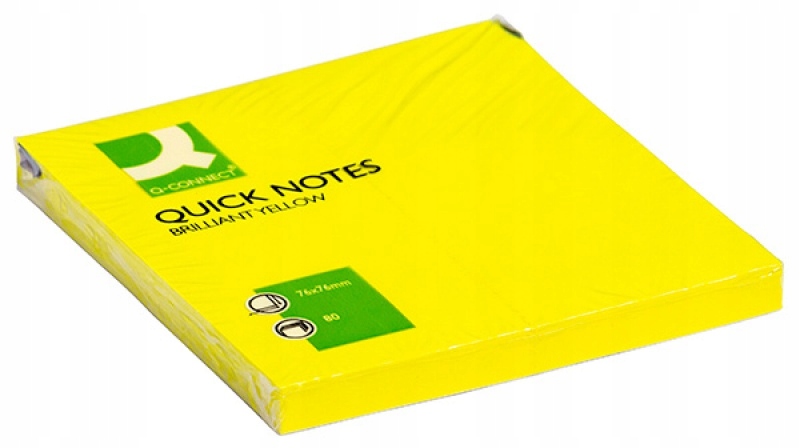 

Bloczek samoprzylepny żółty karteczki notes