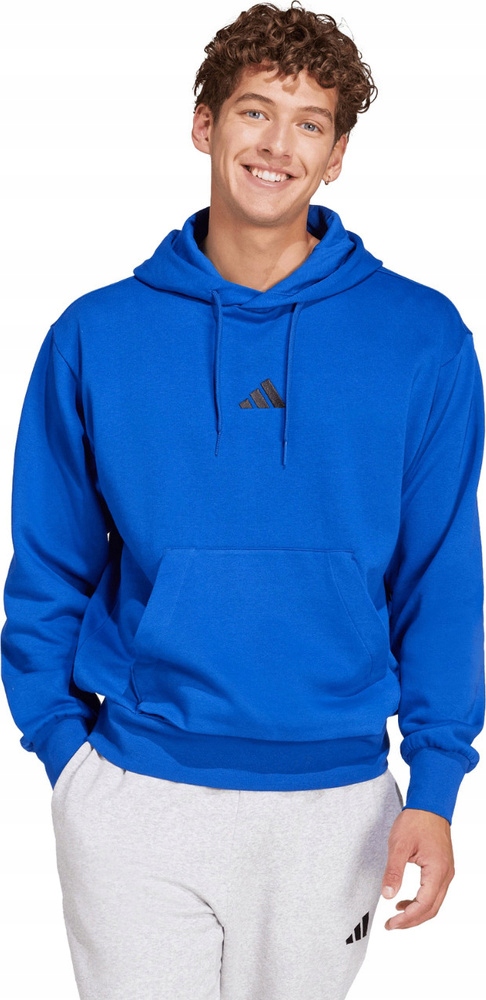 Pánská Mikina Adidas Essentials Feelcozy Fleece Modrá JE3800 r