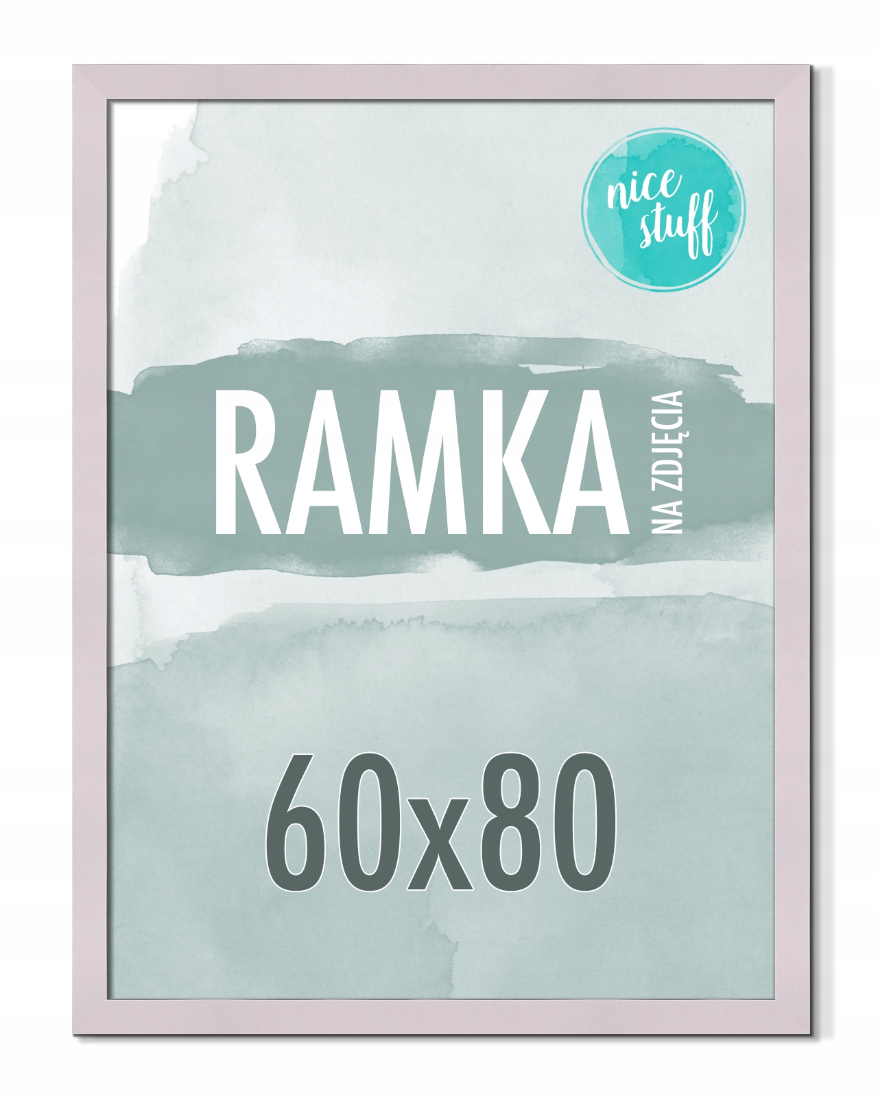 Rámeček 60x80 Rámeček Na Fotografie 80x60 Fotorámečky pudrově fialové