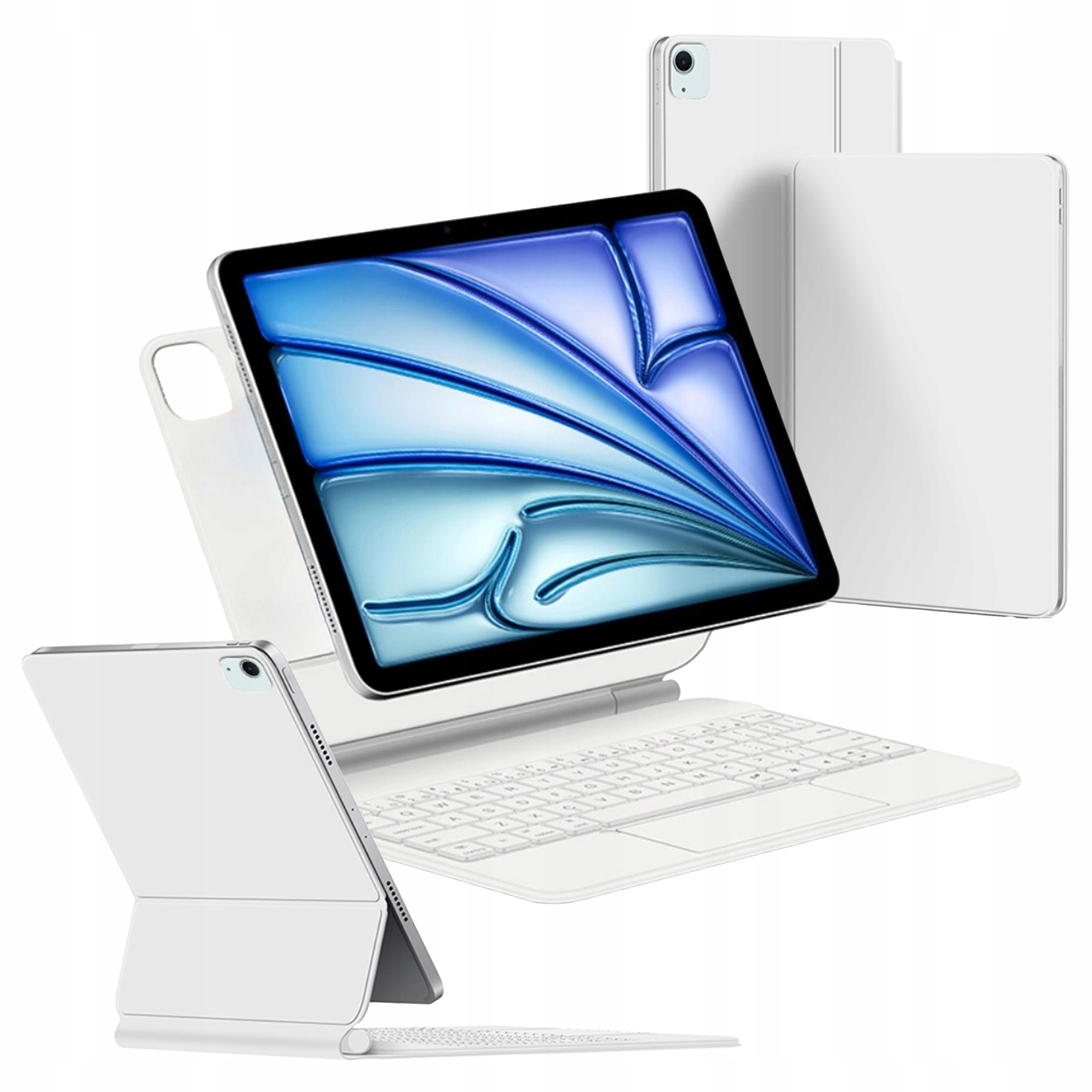 Puzdro S Klávesnicou Pre Ipad Air 13" 6 Gen 2024 Ipad Air 13" 7 Gen 2025 Puzdro