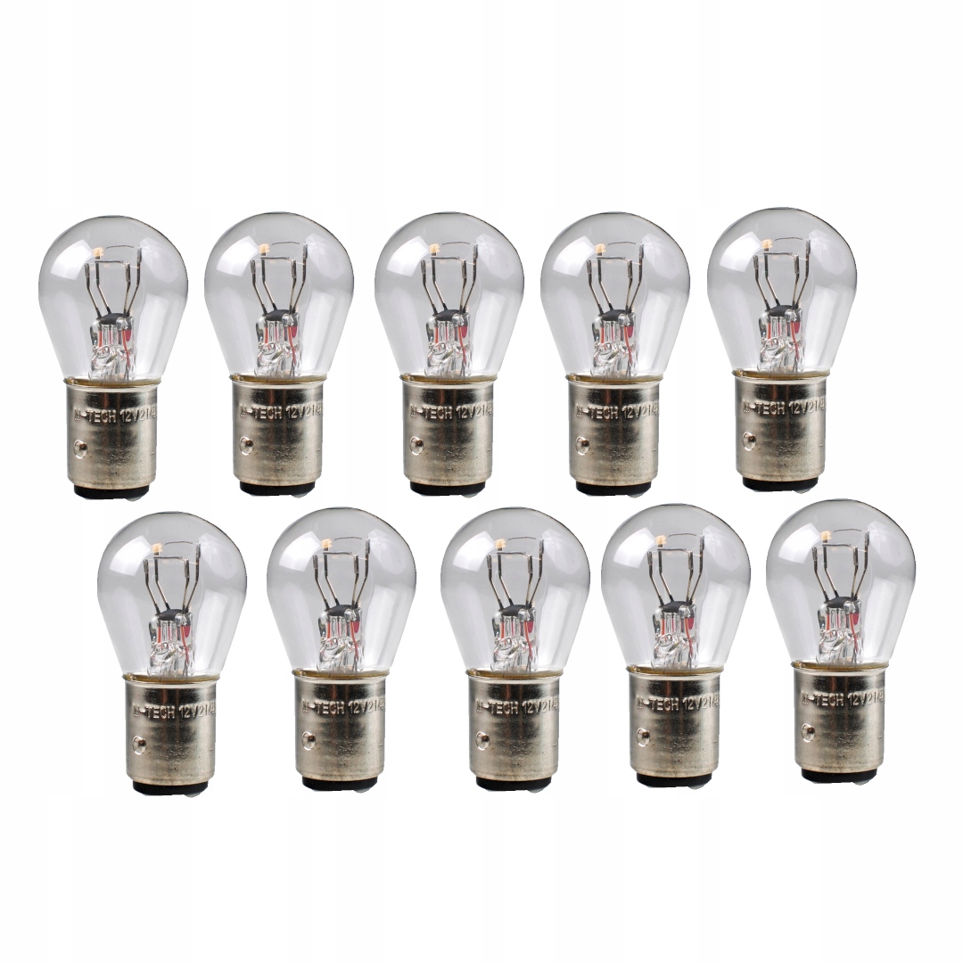 Żarówka P21/4W 12V 21/4W BAZ15d M-tech 10 sztuk