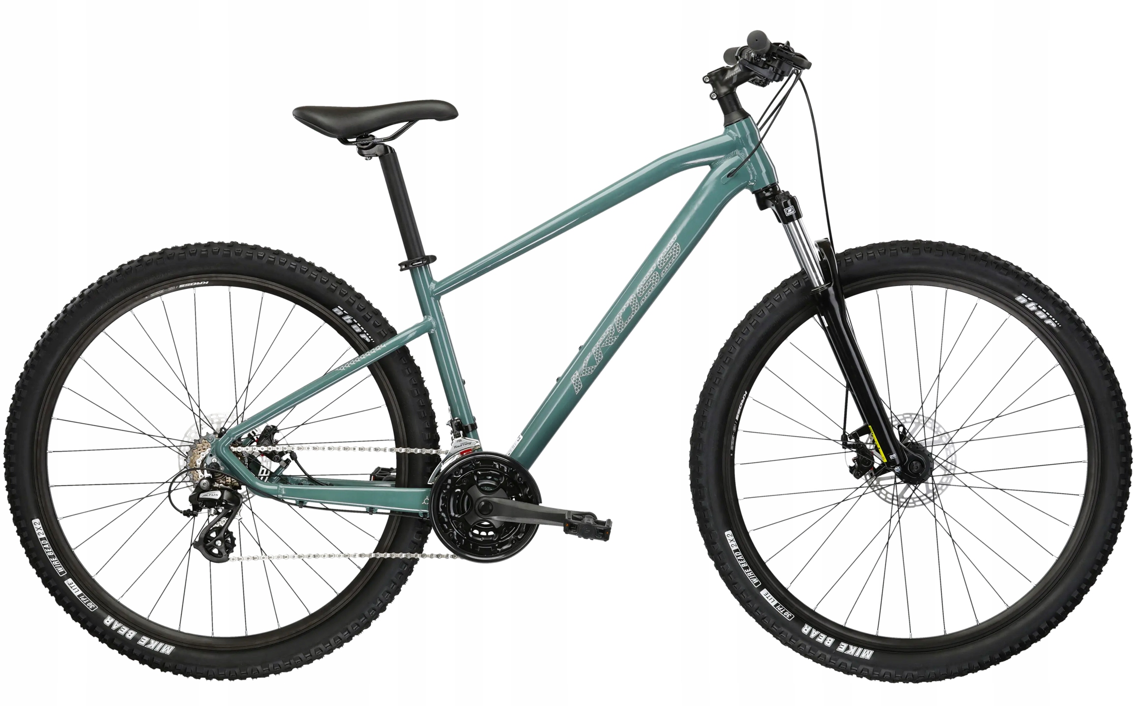 Kross Hexagon 2.0 29" Zielono Srebrny rama M 17" koła 29 2025