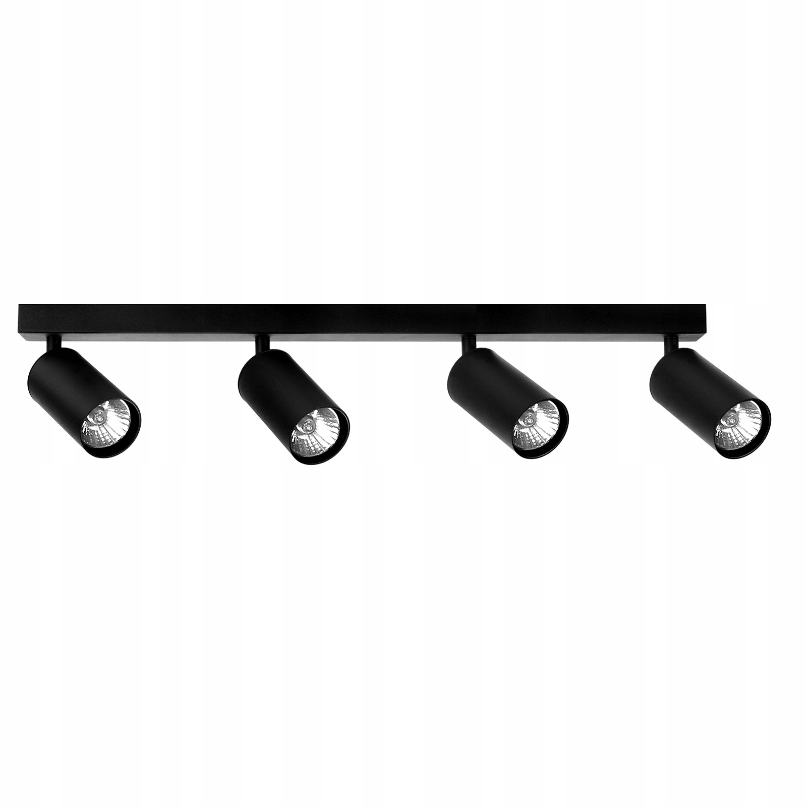 Lampa sufit czarna kinkiet szyna reflektor 4xGU10
