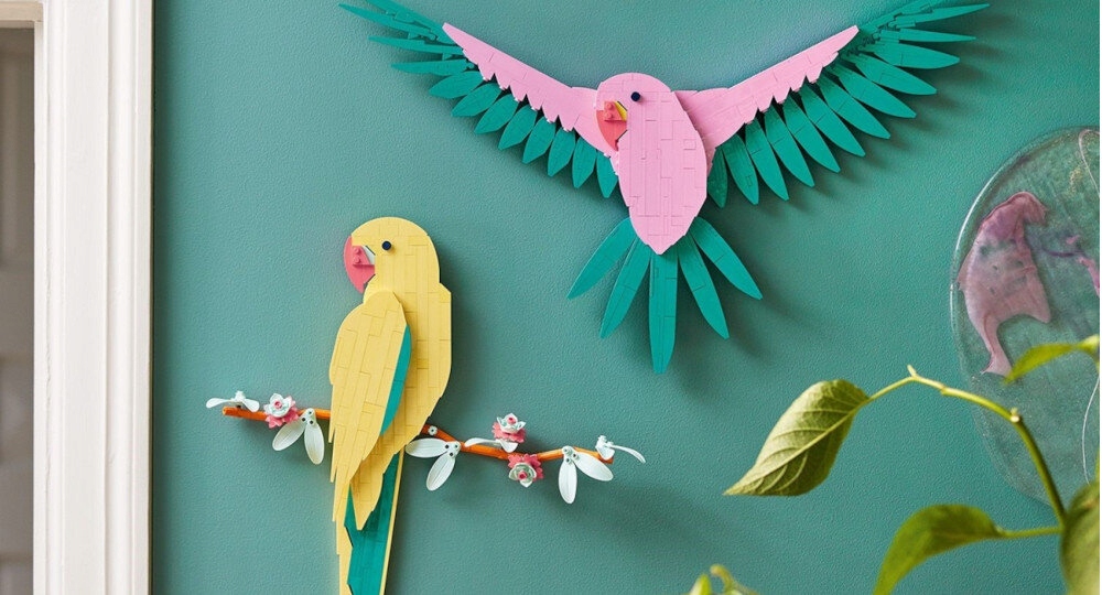 Klocki LEGO Art Kolekcja zwierząt - papugi ary EAN (GTIN) 5702017584010