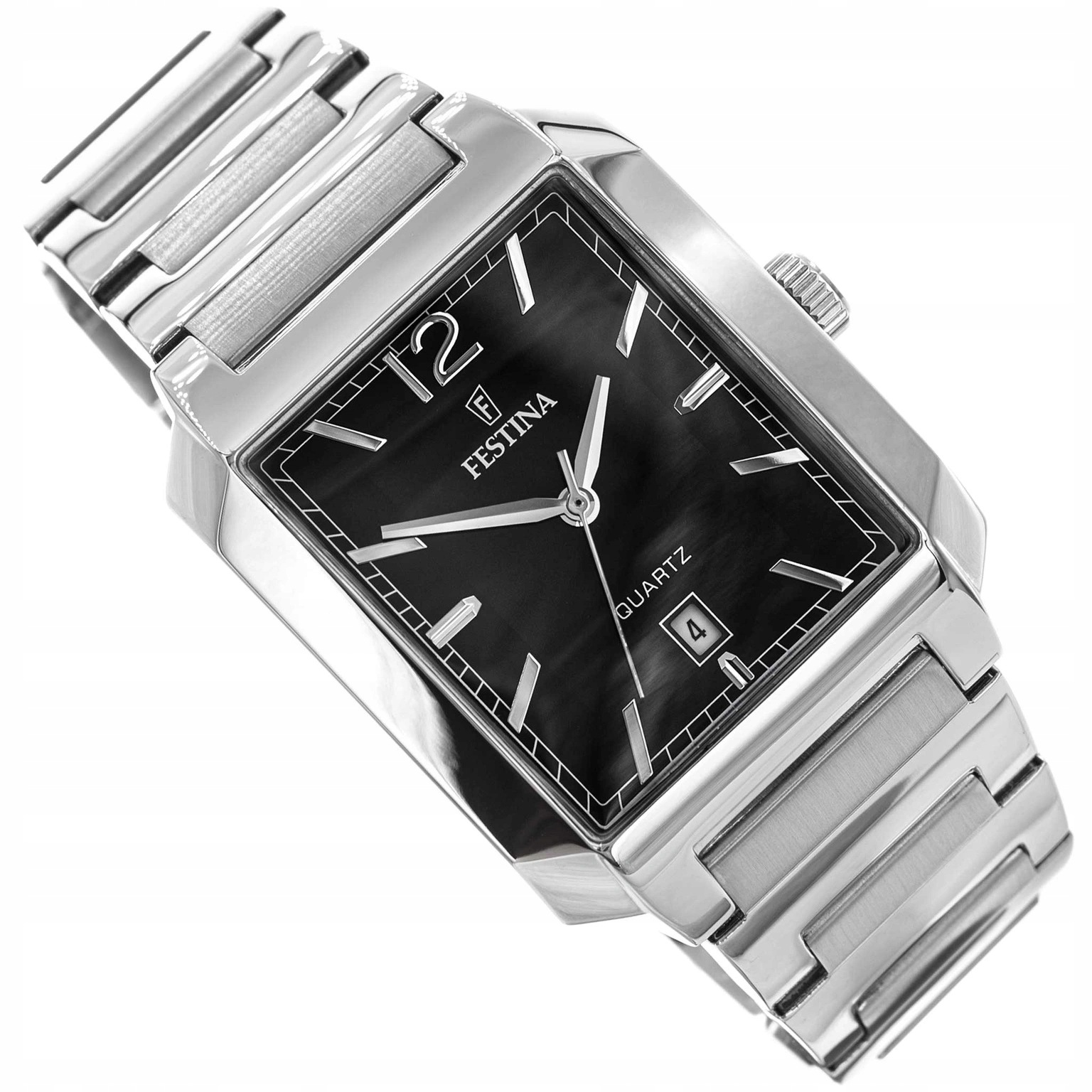 Pánské Hodinky Festina F20677/4 Classic Elegantní Na Náramku Datumovka