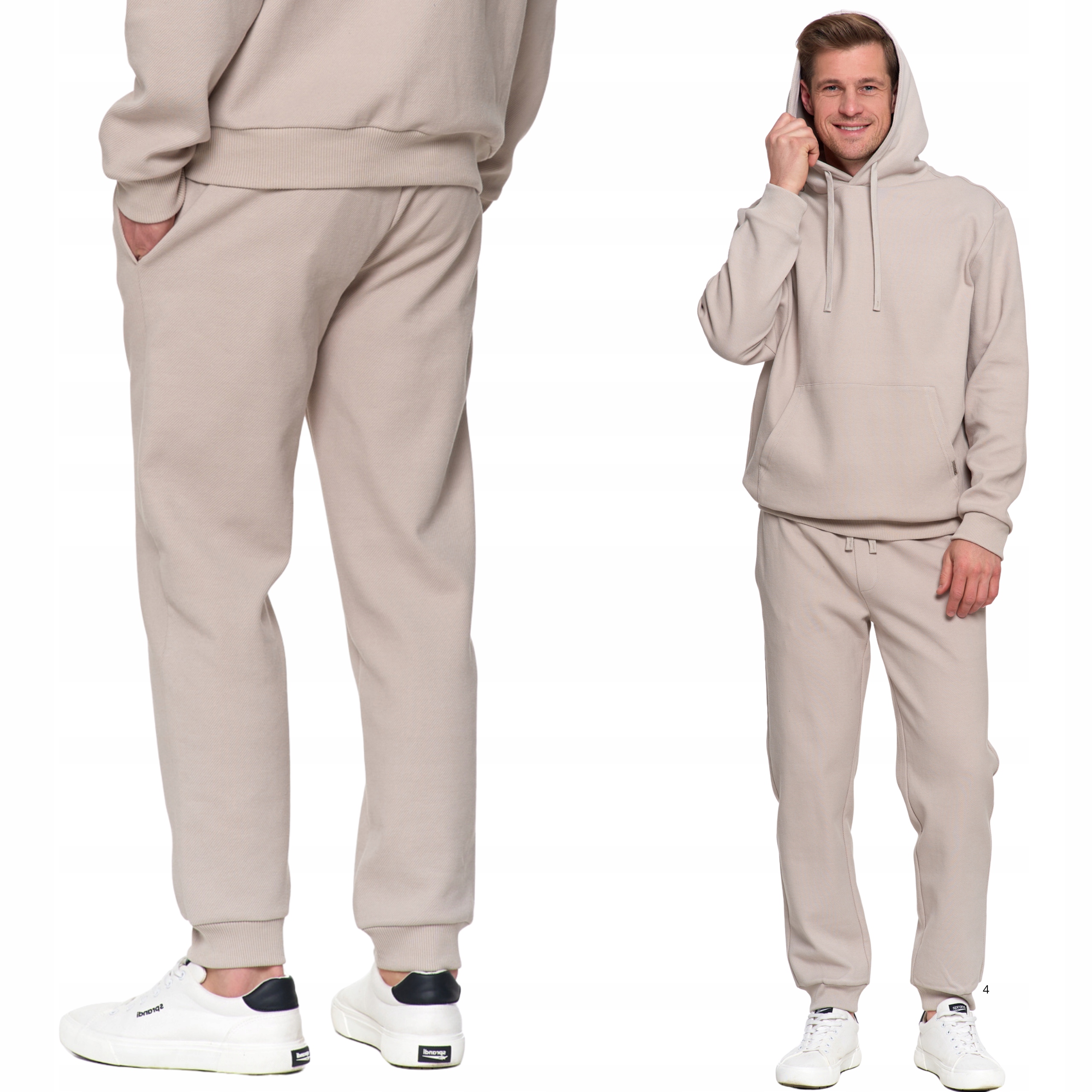 Pánská tepláková souprava mikina s kapucí a kalhot Bavlna Moraj XL