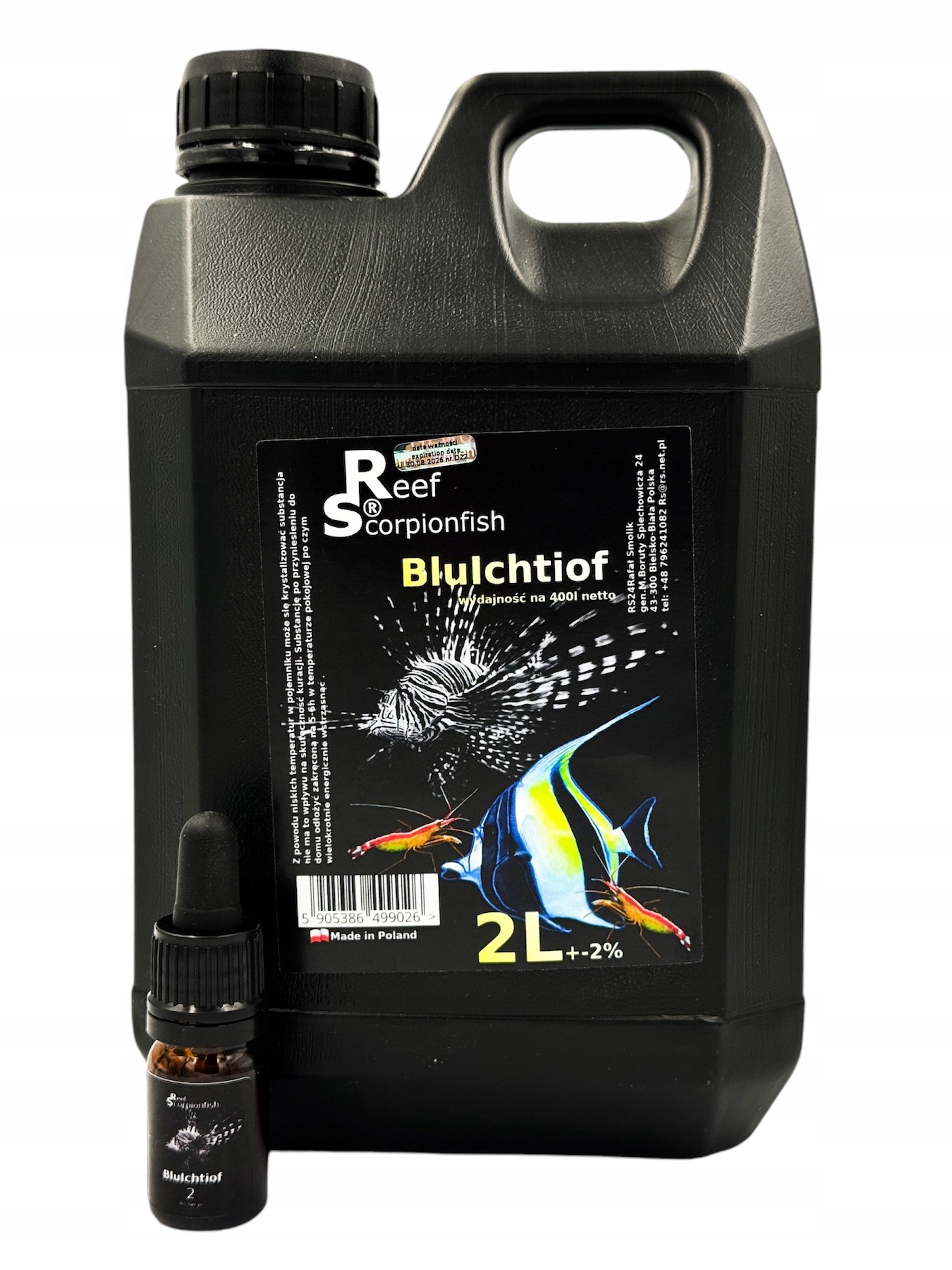 Levně Přípravek Na Rybí Neštovice Reef Scorpionfish Bluichtiof 2 L Mořské Akvárium