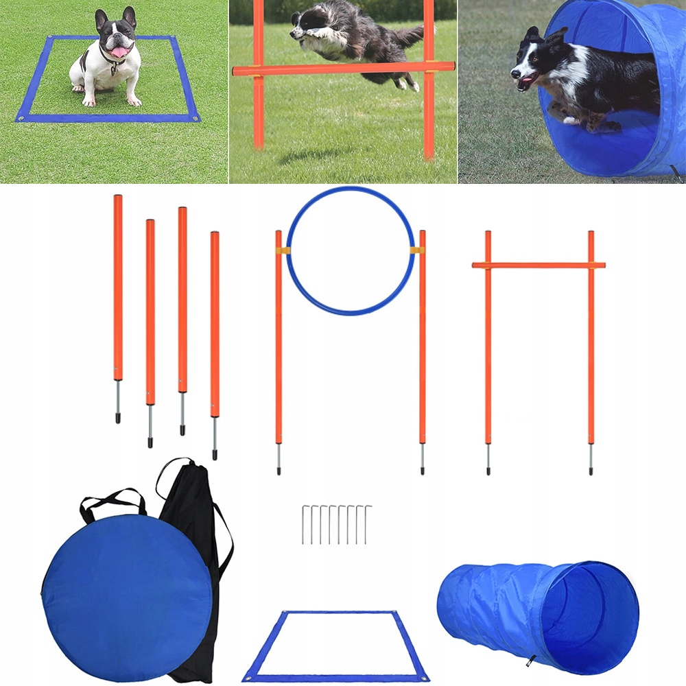 Agility sada pro výcvik psů pro výcvikové hry Agility