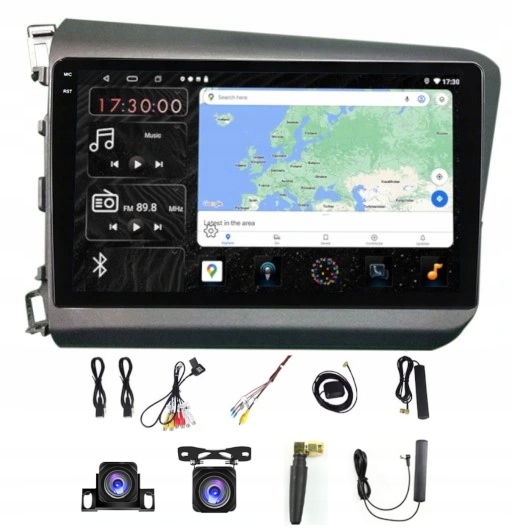 Rádio Navigácia Carplay Gps Android Honda CIVIC 2012-2015 4GB 64GB Sim