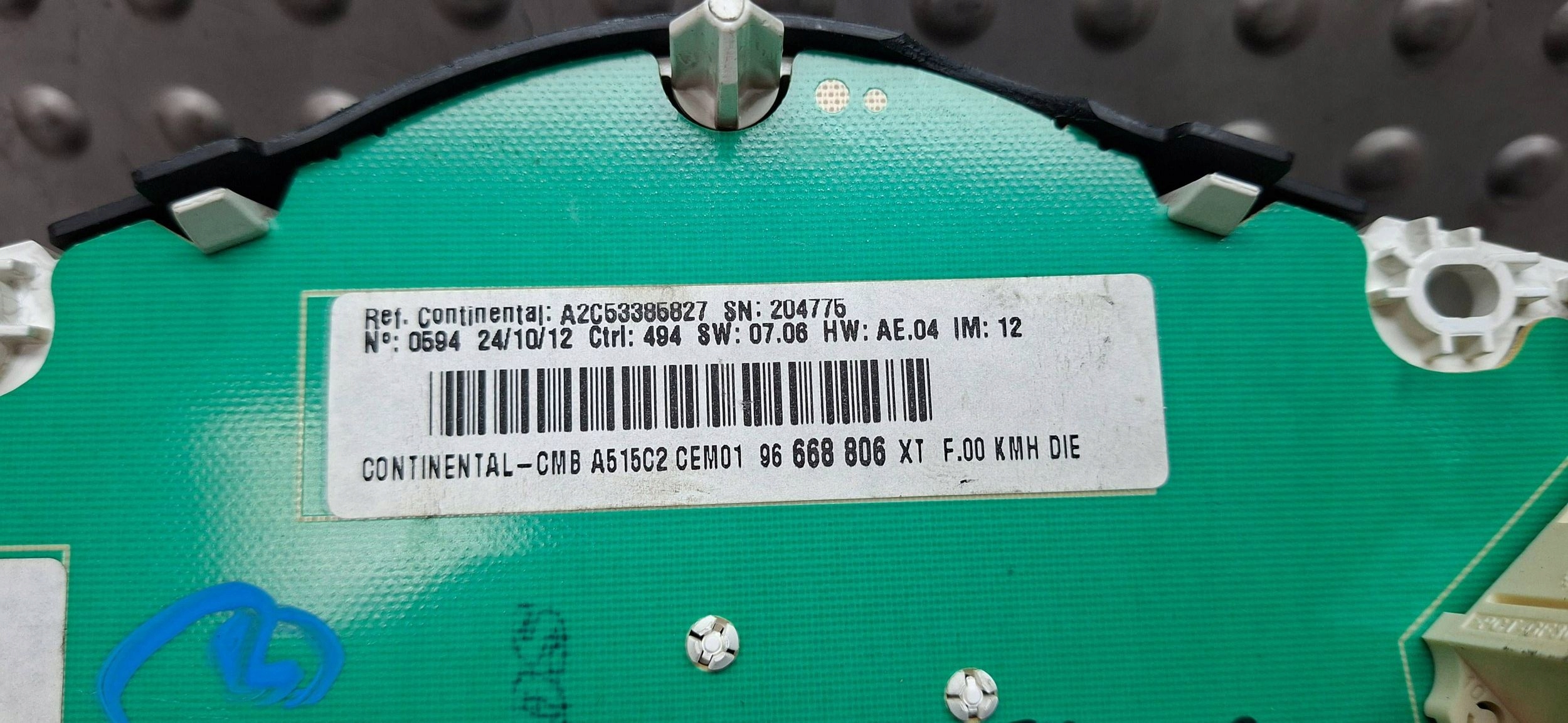 dials 96668806XT CITROEN C3 II 1.4 HDI 2009